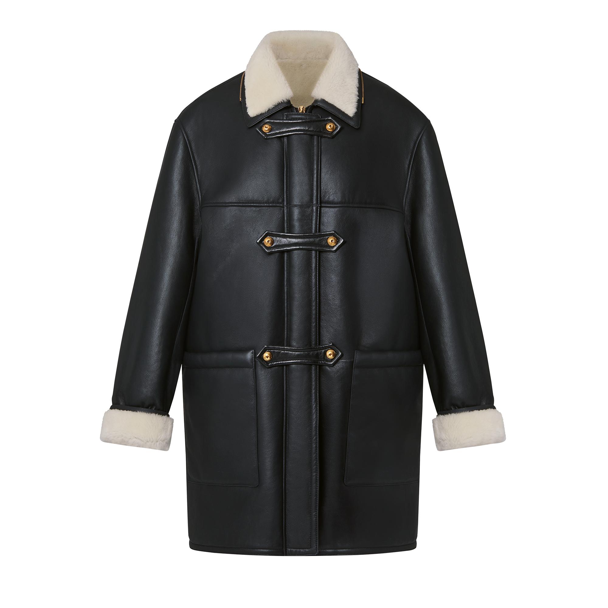 Napa Leather Duffle Pea Coat Ready to Wear LOUIS VUITTON